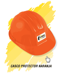CASCO PROTECTOR NARANJA